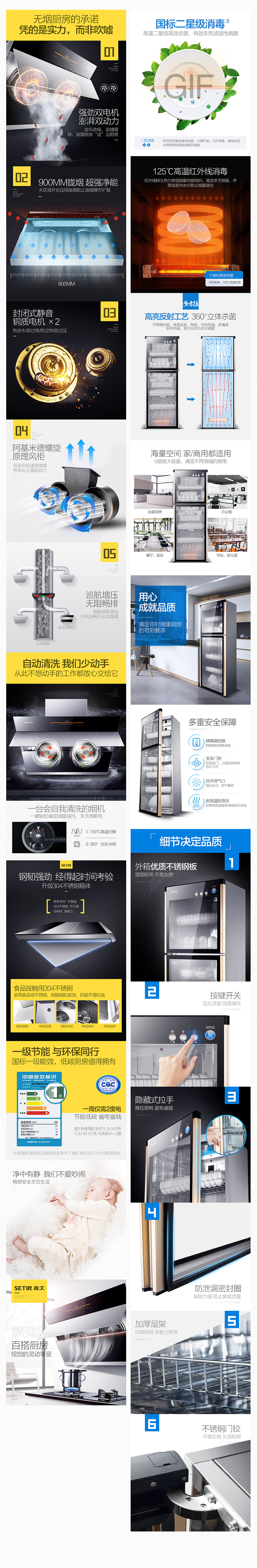 两张~！详~情页(烟机、消毒柜)（图ZODQxODU3OTI=） - 电商 - 站酷设计师_cong原创素材 - 站酷ZCOOL
