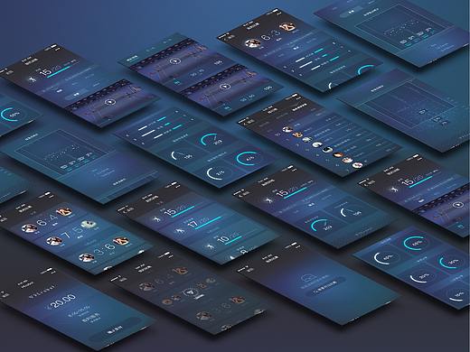 智能台球机器人UI(移动端)