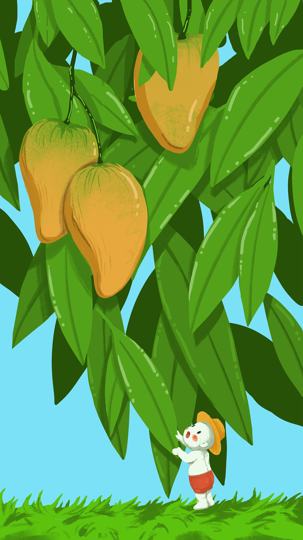 白小农的日常（图ZMjY2MzQzNjky） - 海报 - 站酷设计师画师昊渊原创素材 - 站酷ZCOOL