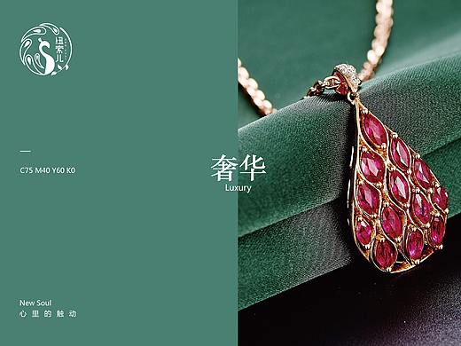 纽索儿珠宝品牌标志设计A方案及效果应用