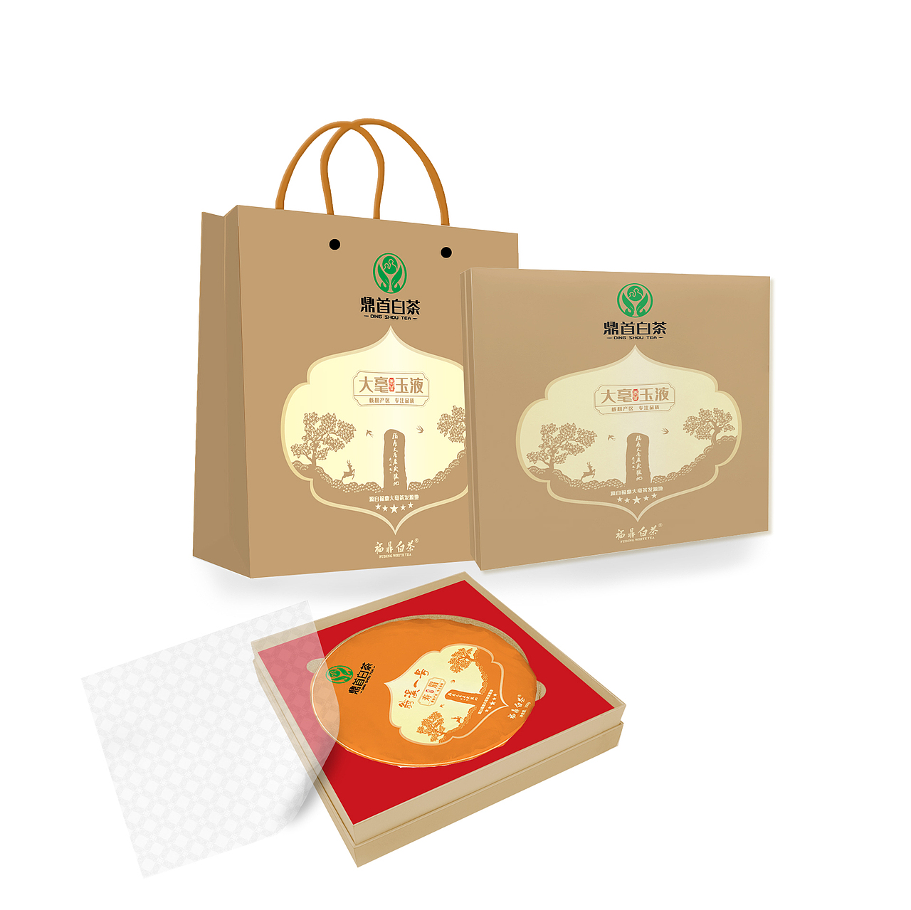 鼎首白茶品牌全案