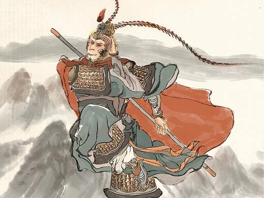 国画四大名著、封面、水墨