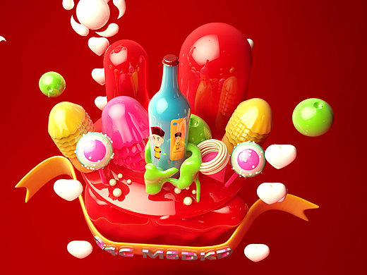 C4D（个人主页-ZMjM5OTI1MDA=） - 电商 - 站酷设计师桃花公子原创素材 - 站酷ZCOOL