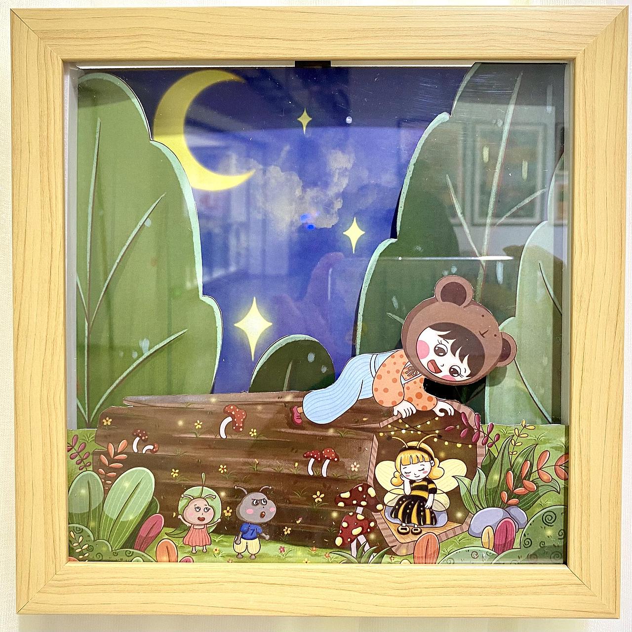 《小七的奇幻之旅》-立體繪本（圖ZMjY3OTgyODI4） - 繪本 - 站酷設(shè)計師七七七灰原創(chuàng)素材 - 站酷ZCOOL