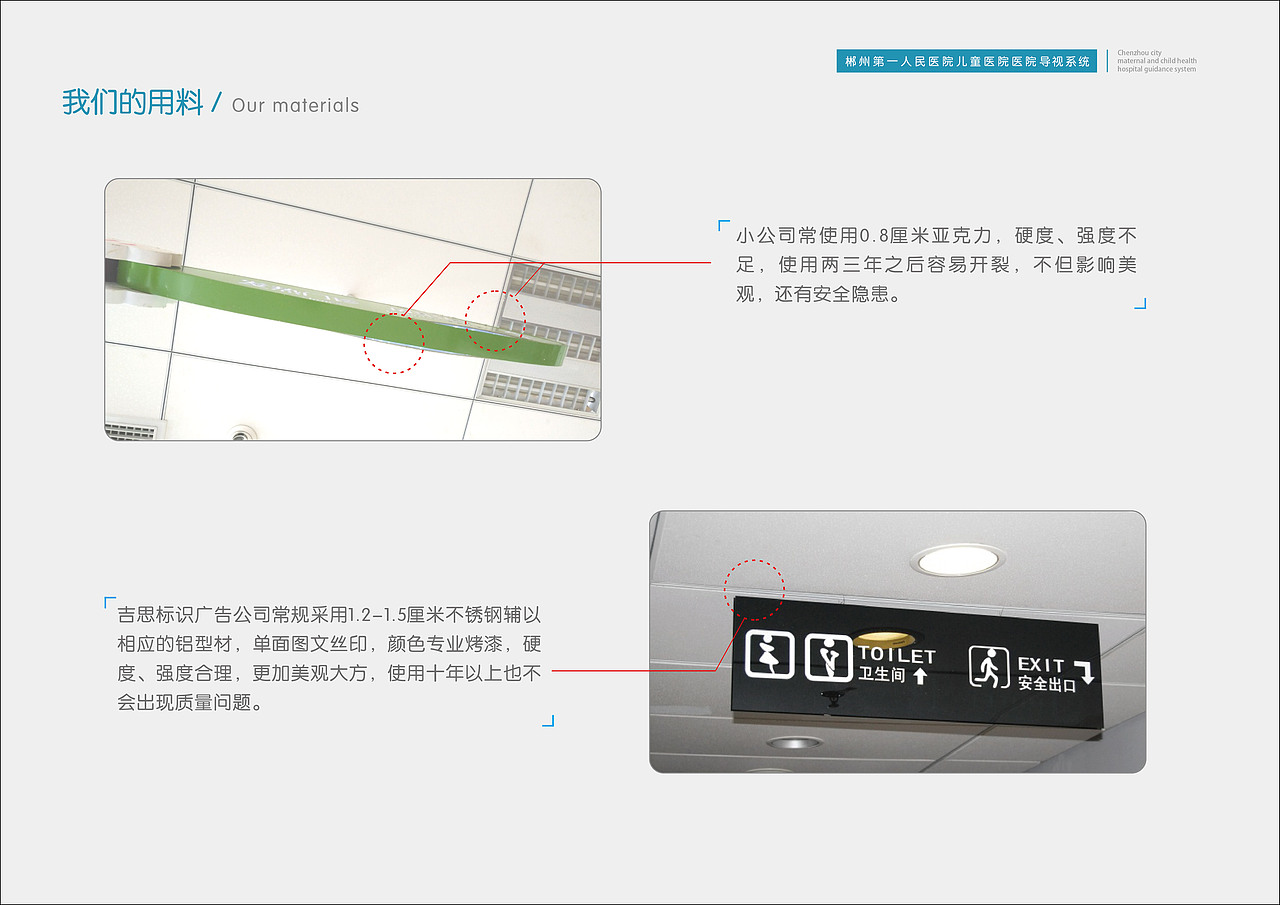 郴州市第一人民医院北院儿童医院导视系统方案