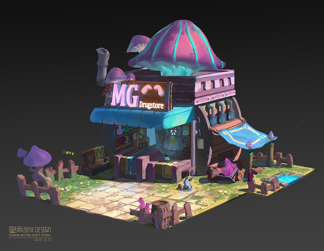 星雨场景班学员设计作业