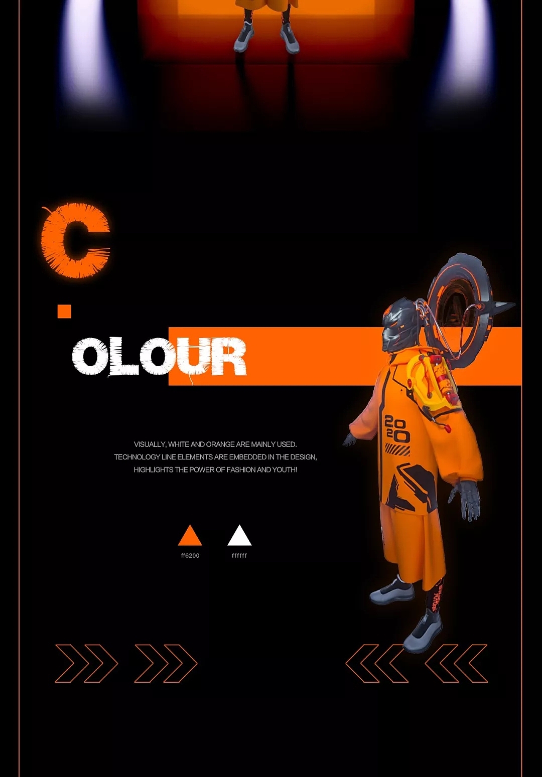 c4d机能风品牌人物建模渲染——脏辫机器人（图ZMjA4MTIwNTg0） - 人物/生物 - 站酷设计师虎躯猛震原创素材 - 站酷ZCOOL