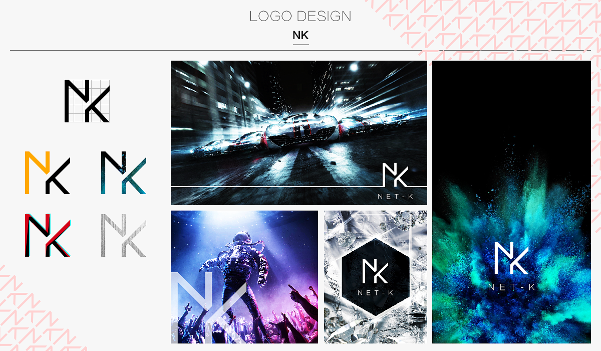 NK logo提案（KTV）（圖ZNzQ2MDk4ODQ=） - 品牌 - 站酷設(shè)計(jì)師Jie_Cai原創(chuàng)素材 - 站酷ZCOOL