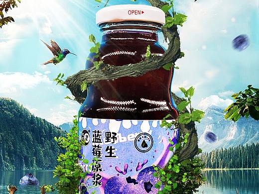蓝莓原浆详情页设计