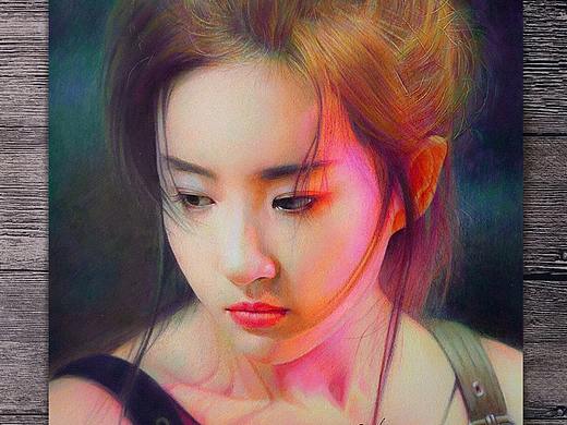 【刘亦菲——二代妖精】彩铅手绘