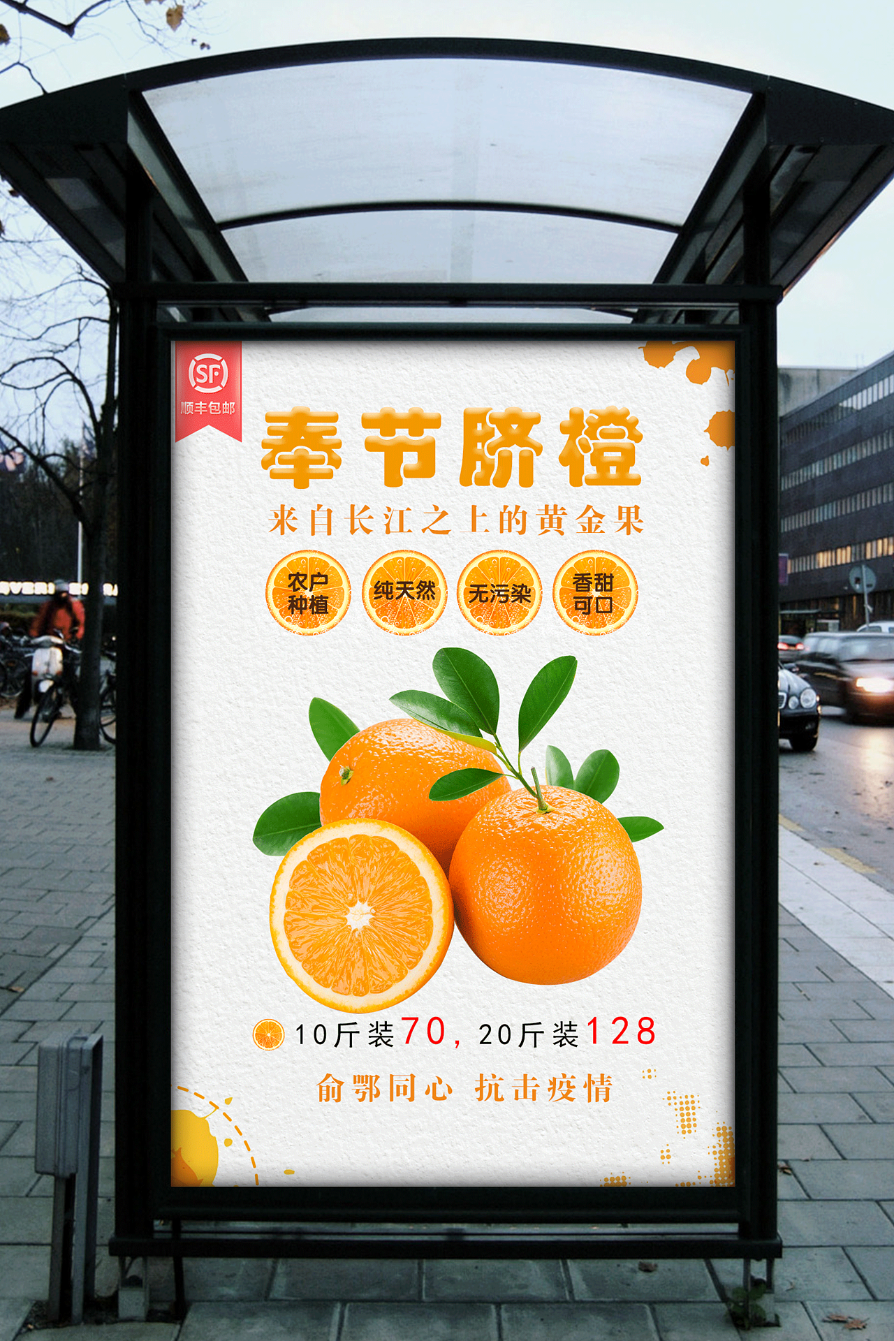 奉节脐橙宣传海报