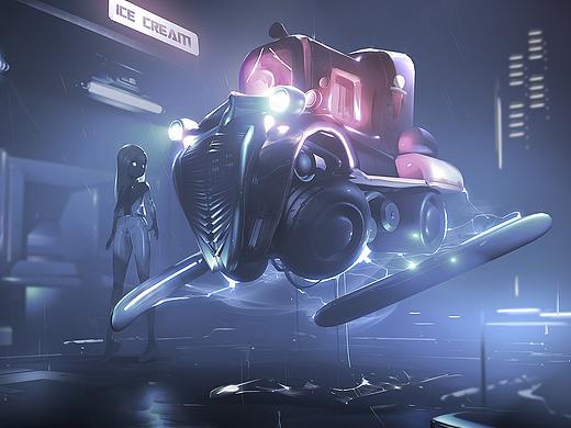 冰淇淋车