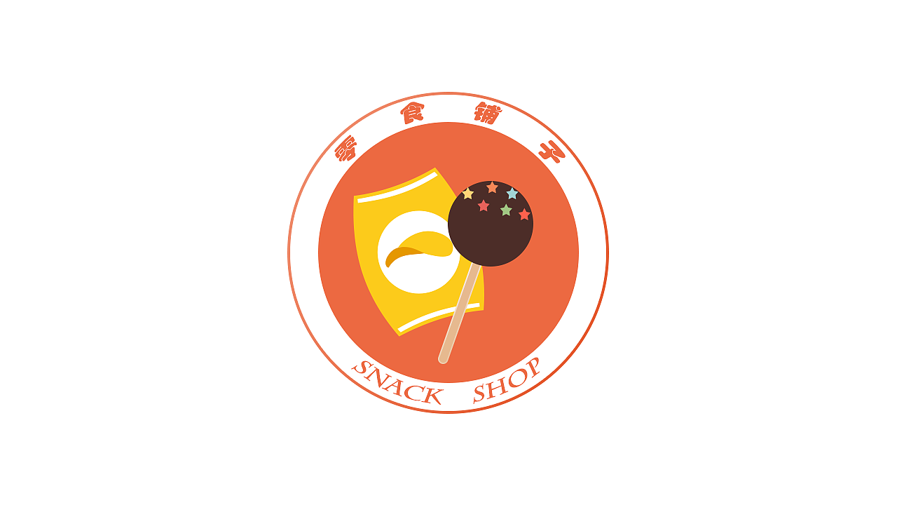 零食网站logo