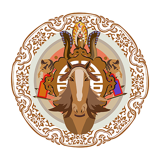 苏力德下的内蒙古（图ZMTY3Mzk3OTUy） - 图案 - 站酷设计师鹏翼Grit原创素材 - 站酷ZCOOL