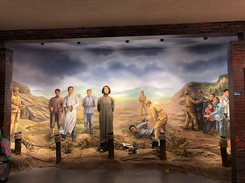 西山烈士陵园博物馆场景壁画设计与创作