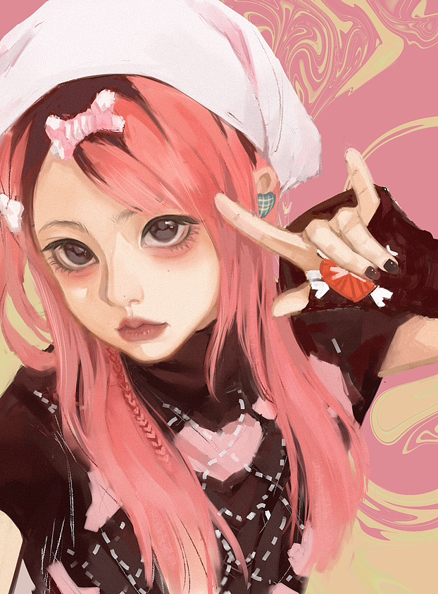 伪厚涂头像一览（图ZMzUyODQwMTA4） - 商业插画 - 站酷设计师缘子今天画画了吗原创素材 - 站酷ZCOOL