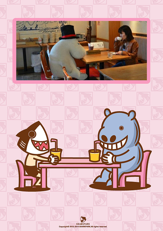 #日本餐馆的“陪吃公仔”#