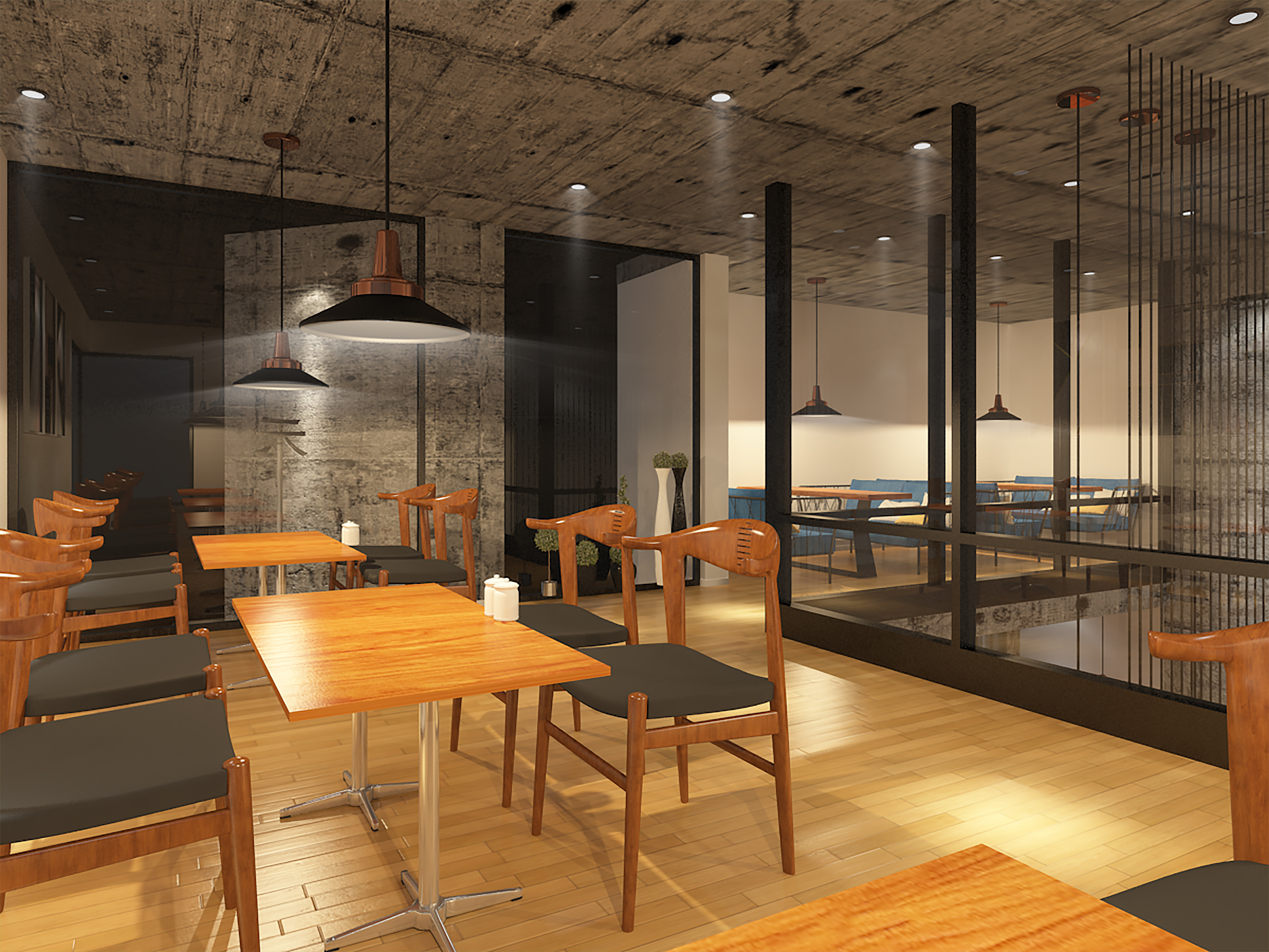 日式餐厅设计风格表现|空间|其他空间|室内设计表现媛 - 原创作品 - 站酷 (ZCOOL)