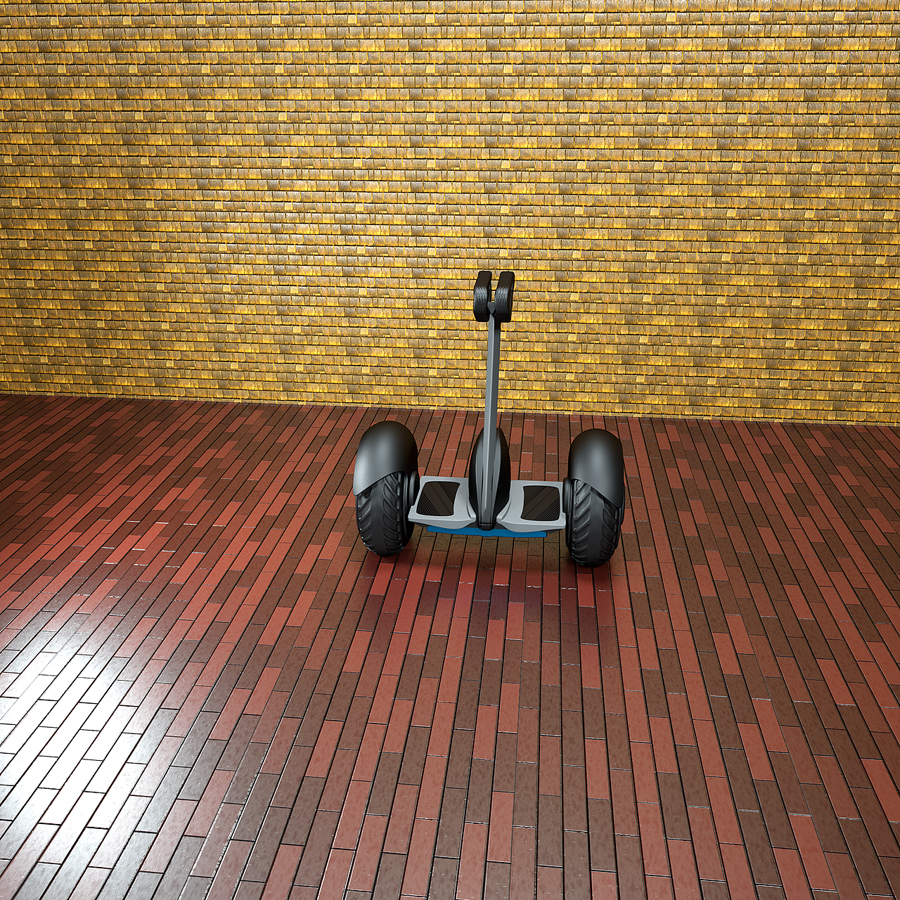 平衡车建模渲染