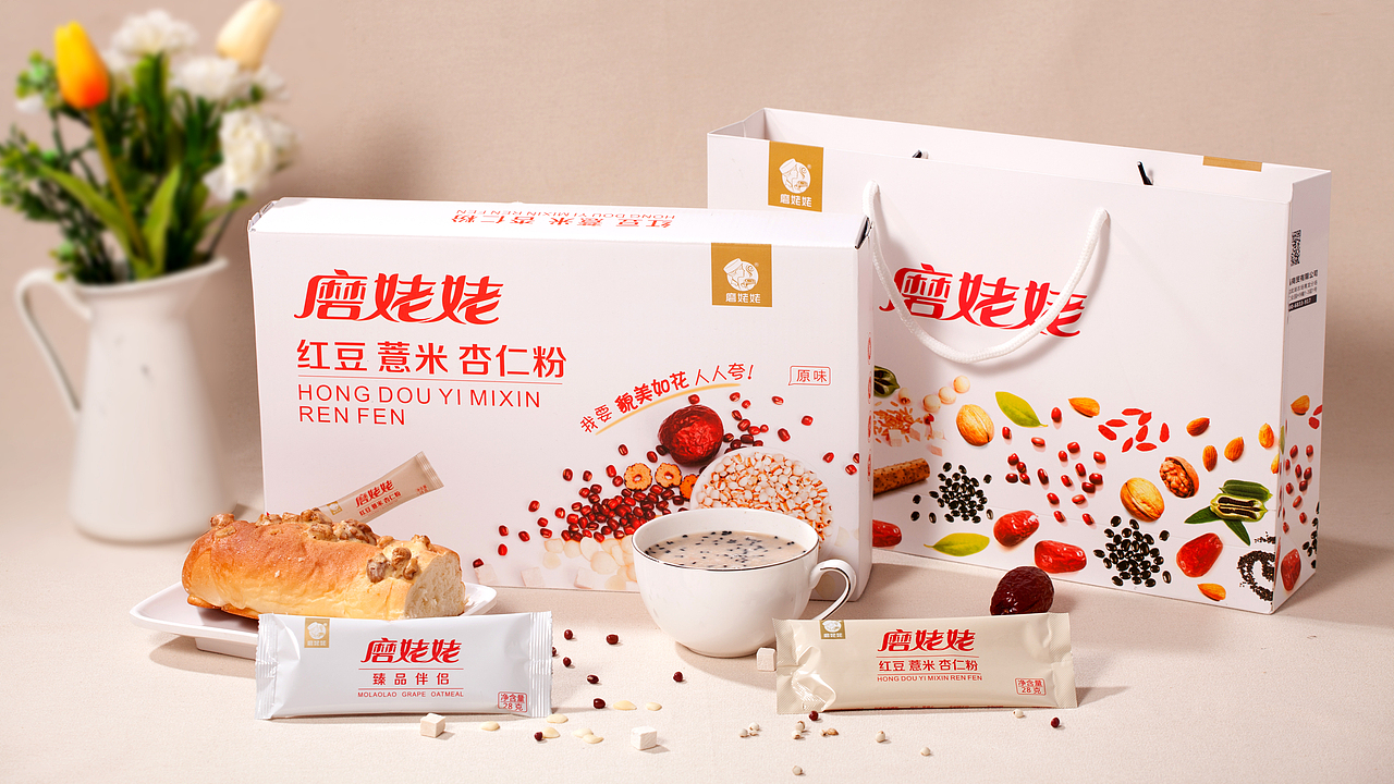 磨姥姥 五谷杂粮 产品整合系列包装设计（图ZMTA1OTgwNDM2） - 包装 - 站酷设计师周小周z原创素材 - 站酷ZCOOL