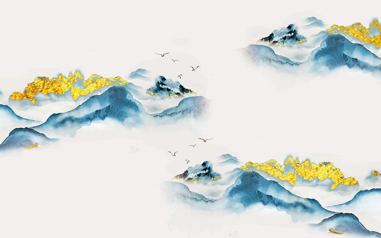 2019山水2（图ZMTY5MDA1Njc2） - 品牌 - 站酷设计师新中式纱画图库原创素材 - 站酷ZCOOL