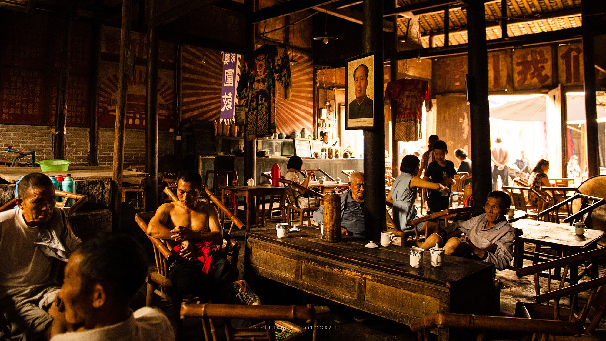 成都双流彭镇百年老茶馆