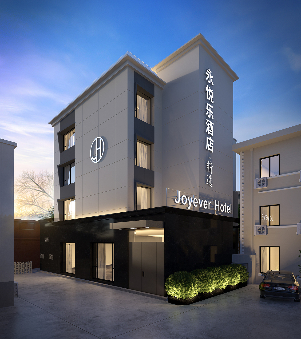 酒店建筑室内外设计