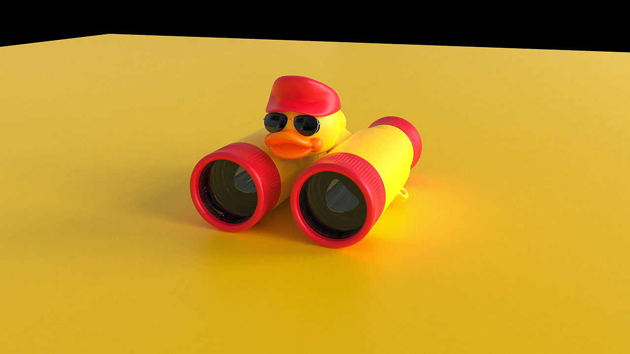 B.DUCK小黄鸭 儿童望远镜（图ZMjUxODU4MTI4） - 玩具 - 站酷设计师几厘方圆原创素材 - 站酷ZCOOL