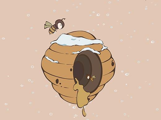 蜜蜂（個人主頁-ZNTIzMDc2OTY=） - 圖案 - 站酷設(shè)計師安妮沒有熊原創(chuàng)素材 - 站酷ZCOOL