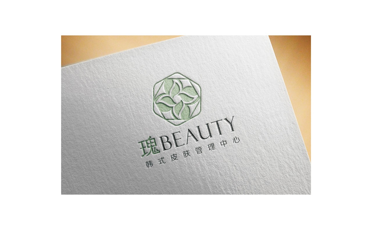 瑰BEAUTY logo设计方案