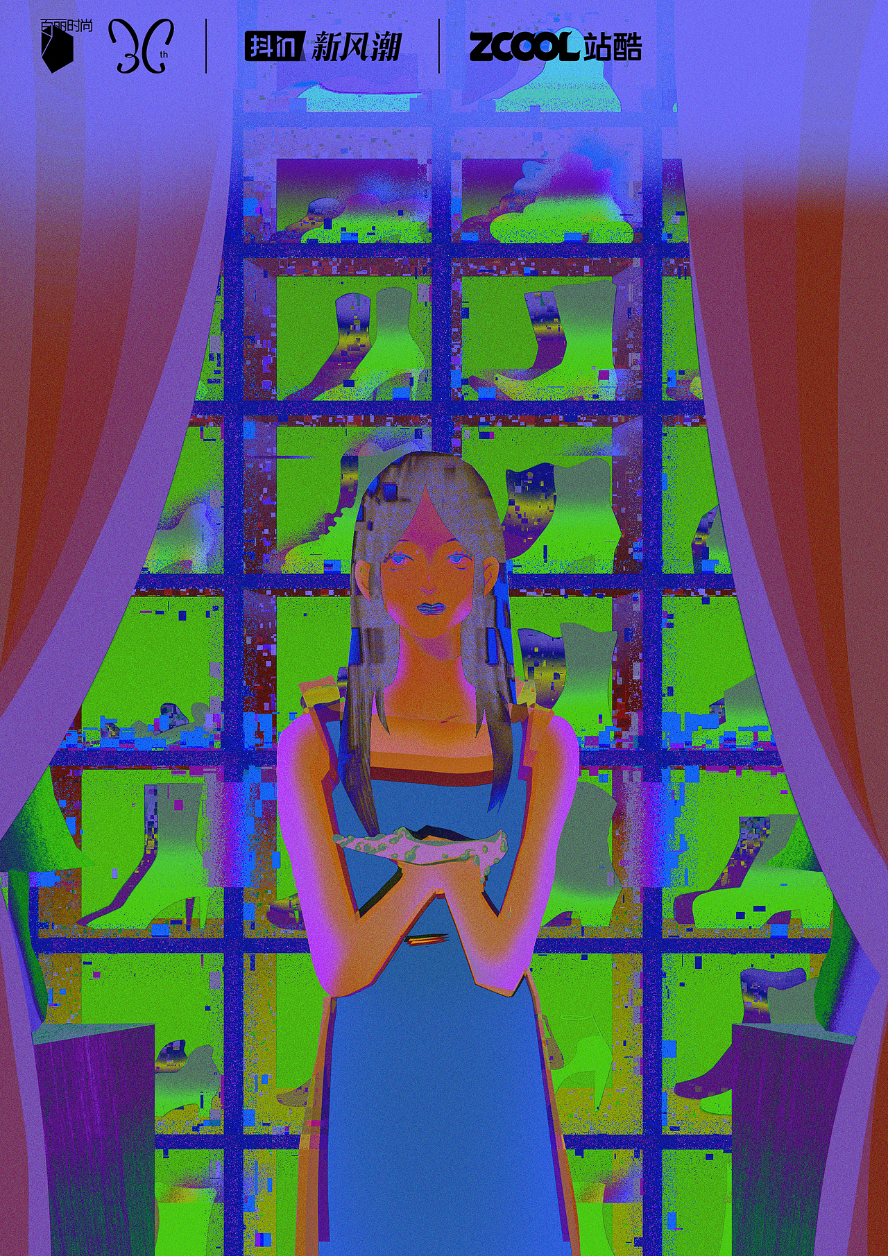 「百丽时尚鞋履美学设计大赛」-黄玛瑙（图ZMzA4NTAyODE2） - 海报 - 站酷设计师孫二三四原创素材 - 站酷ZCOOL