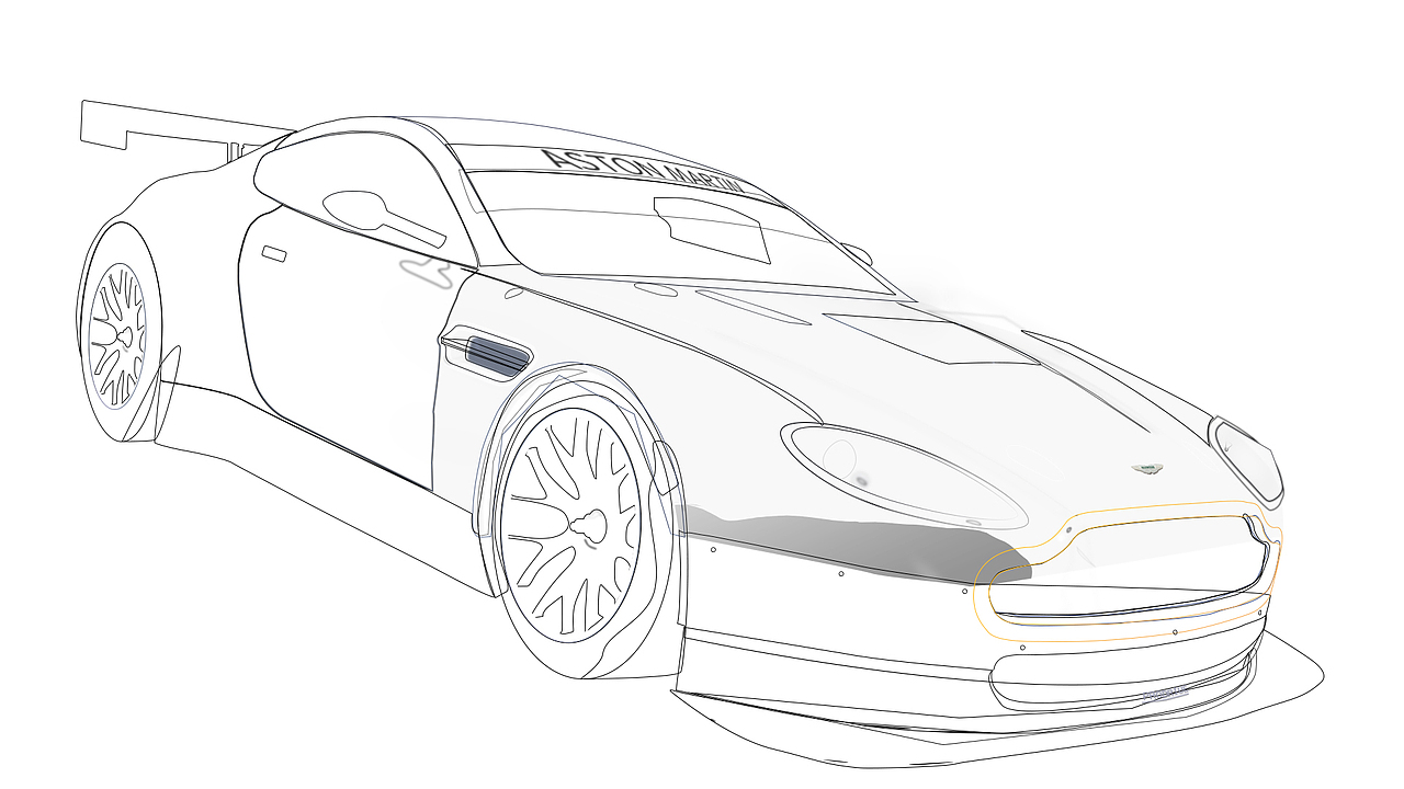 鼠绘阿斯顿马丁