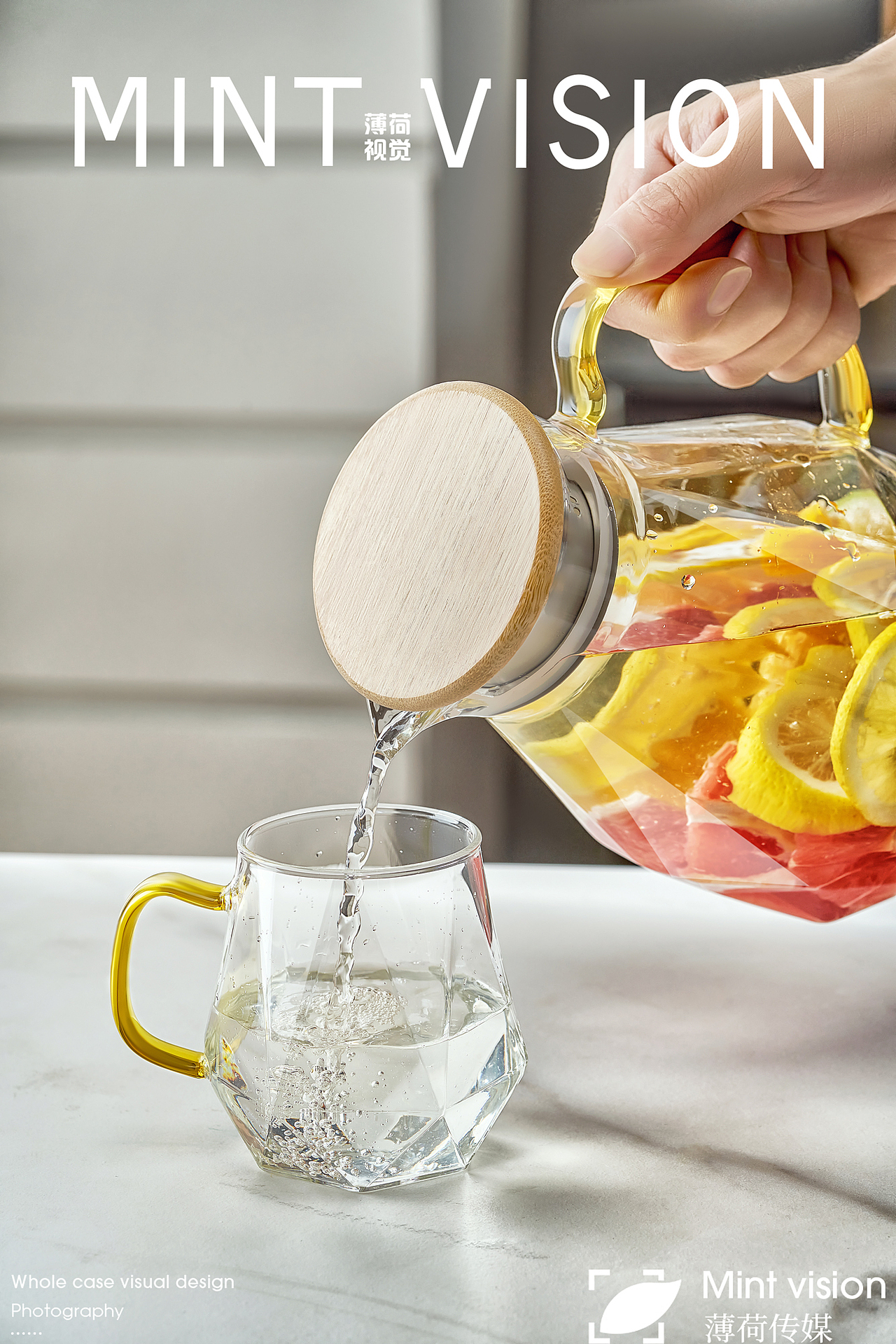 钻石冷水壶&薄荷视觉（图ZMjYwMTAzMDk2） - 产品摄影 - 站酷设计师bohe摄影视觉原创素材 - 站酷ZCOOL