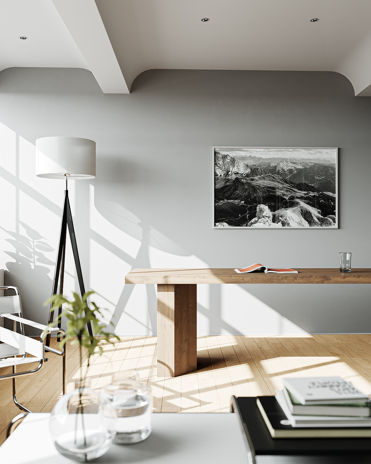 北欧公寓渲染（图ZMjkxNDQ1MzI4） - 家装设计 - 站酷设计师深海捕鱼人原创素材 - 站酷ZCOOL