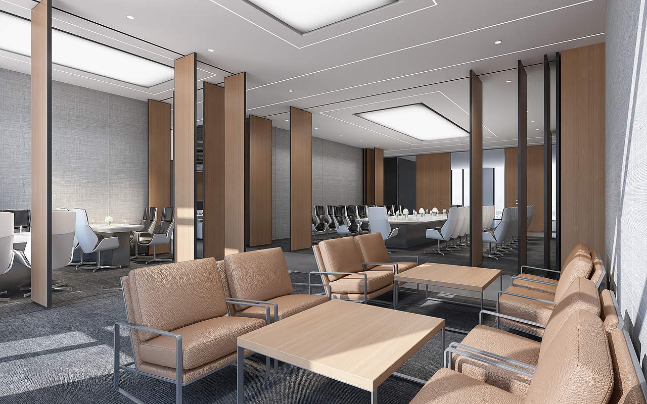 北航大堂效果图案例（图ZMTg4NTAwOTUy） - 家装设计 - 站酷设计师沐森视觉原创素材 - 站酷ZCOOL