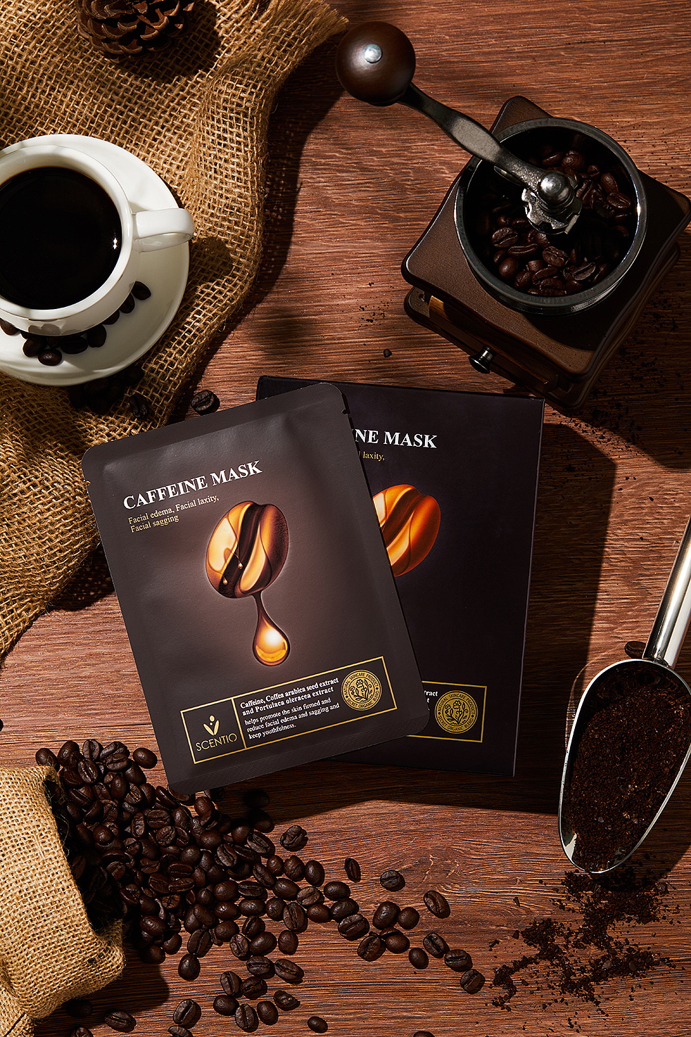 BEAUTY BUFFET 咖啡面膜包装（图ZMjE1NTQ4Mjg0） - 包装 - 站酷设计师弱弱的设计师原创素材 - 站酷ZCOOL