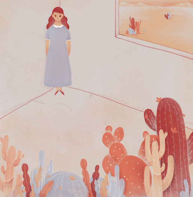 仙人掌的梦（图ZOTEyODU3Mjg=） - 创作习作 - 站酷设计师张白眼儿原创素材 - 站酷ZCOOL