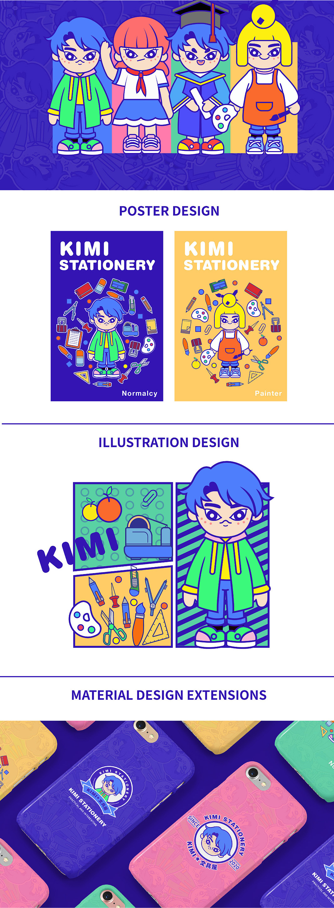 KIMI文具品牌——IP形象