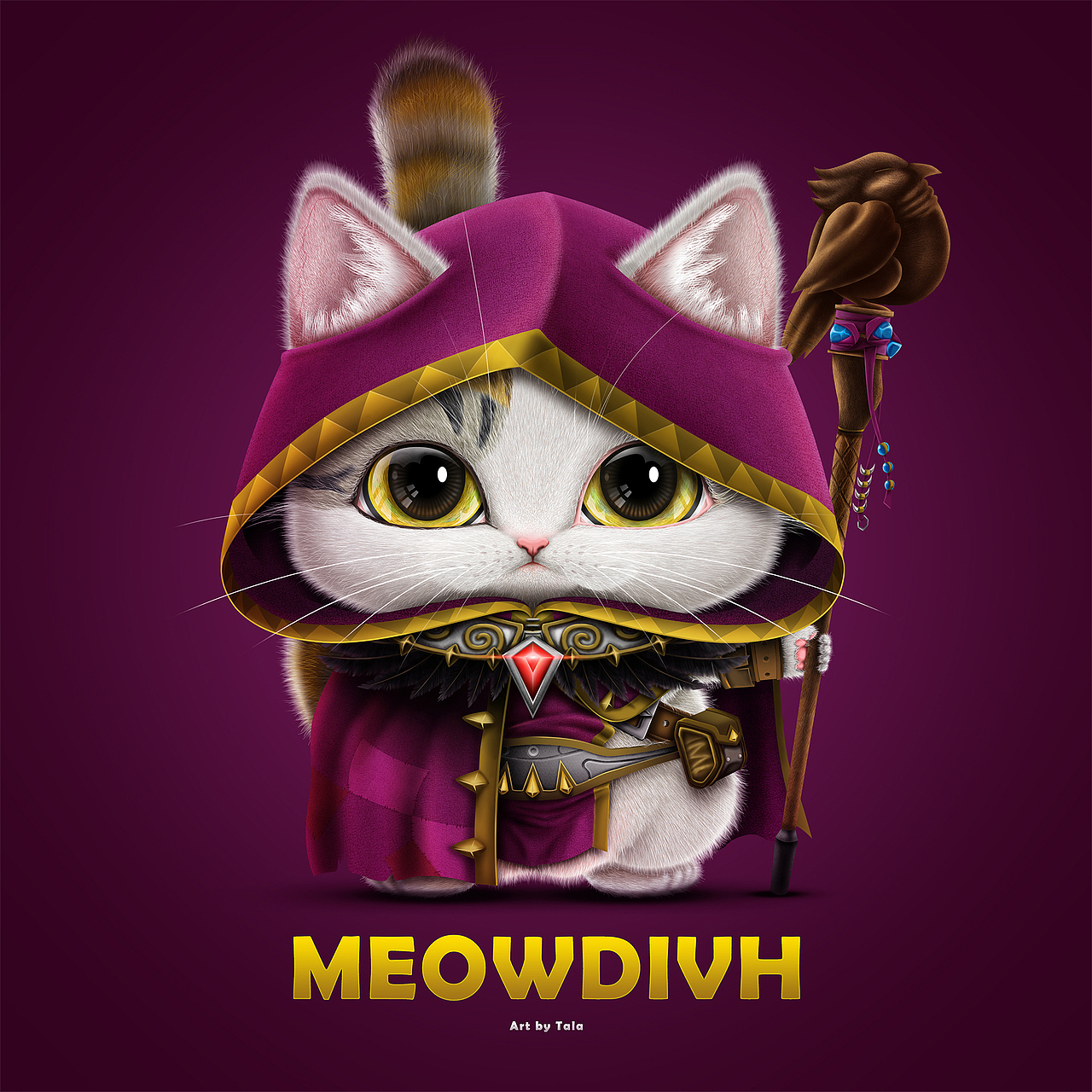 Fanart——Meowdivh & Meowrya（图ZMjI2NDAyMTg4） - 创作习作 - 站酷设计师Tala比热熊原创素材 - 站酷ZCOOL