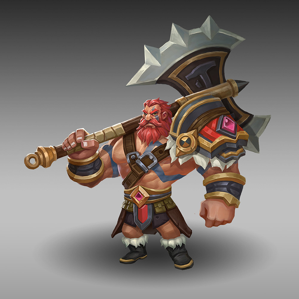 欧美风slg角色|插画|游戏原画|mimo88_原创作品-站酷zcool