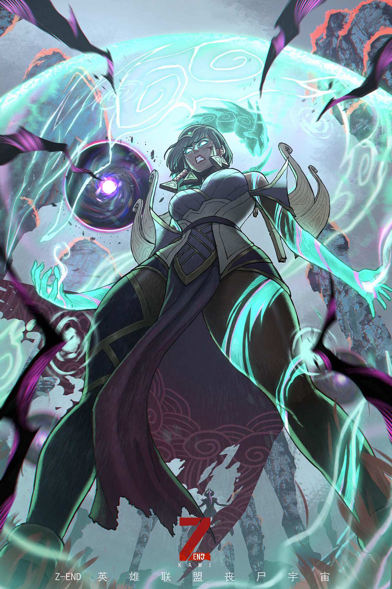 艾欧尼亚-守护初生之土的艾欧尼亚之灵卡尔玛与辛德拉