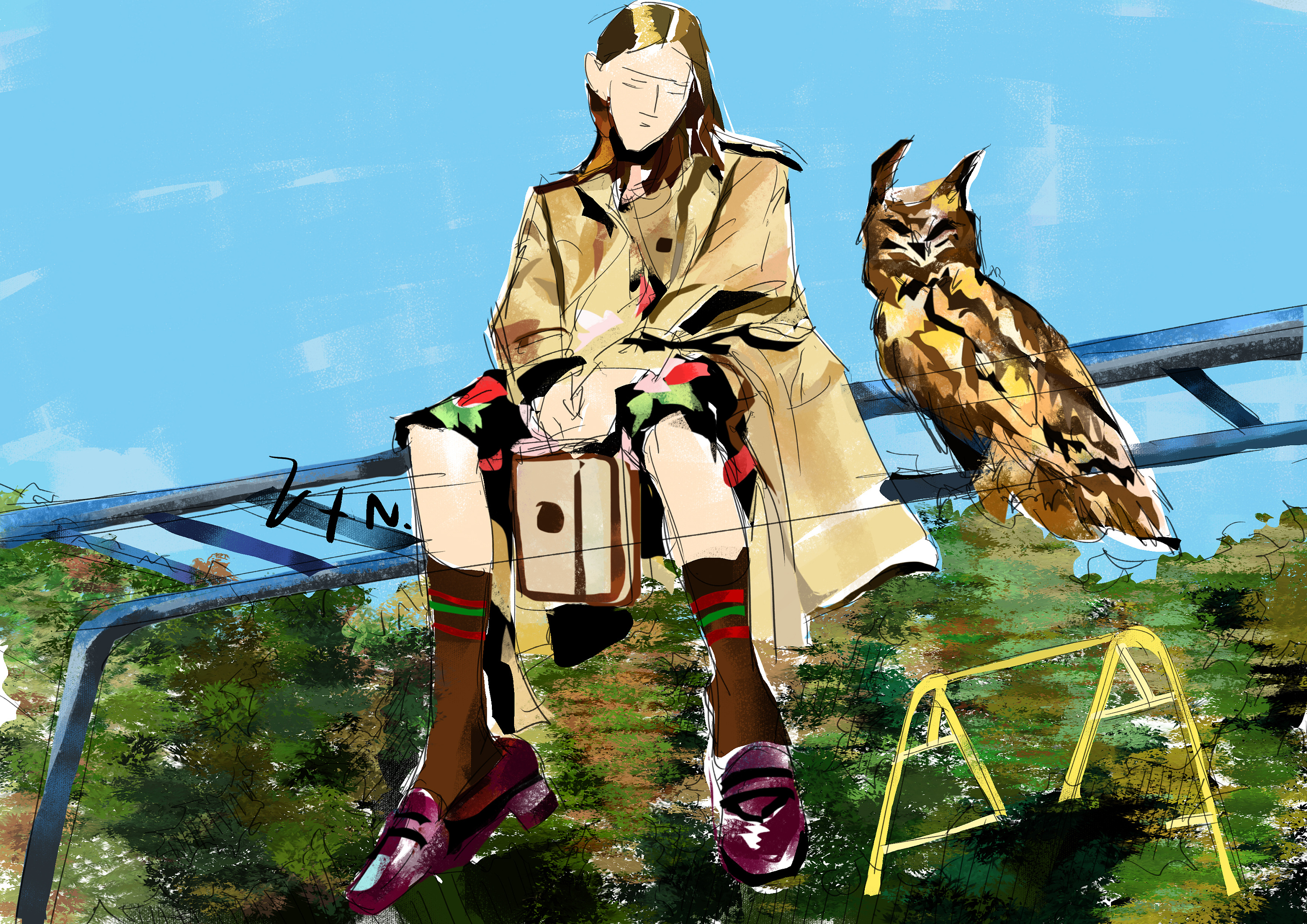 色稿速涂|插画|创作习作|怂货 - 原创作品 - 站酷 (zcool)