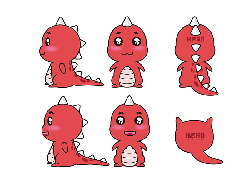 公司原恐龙形象扩展和活动结合设计