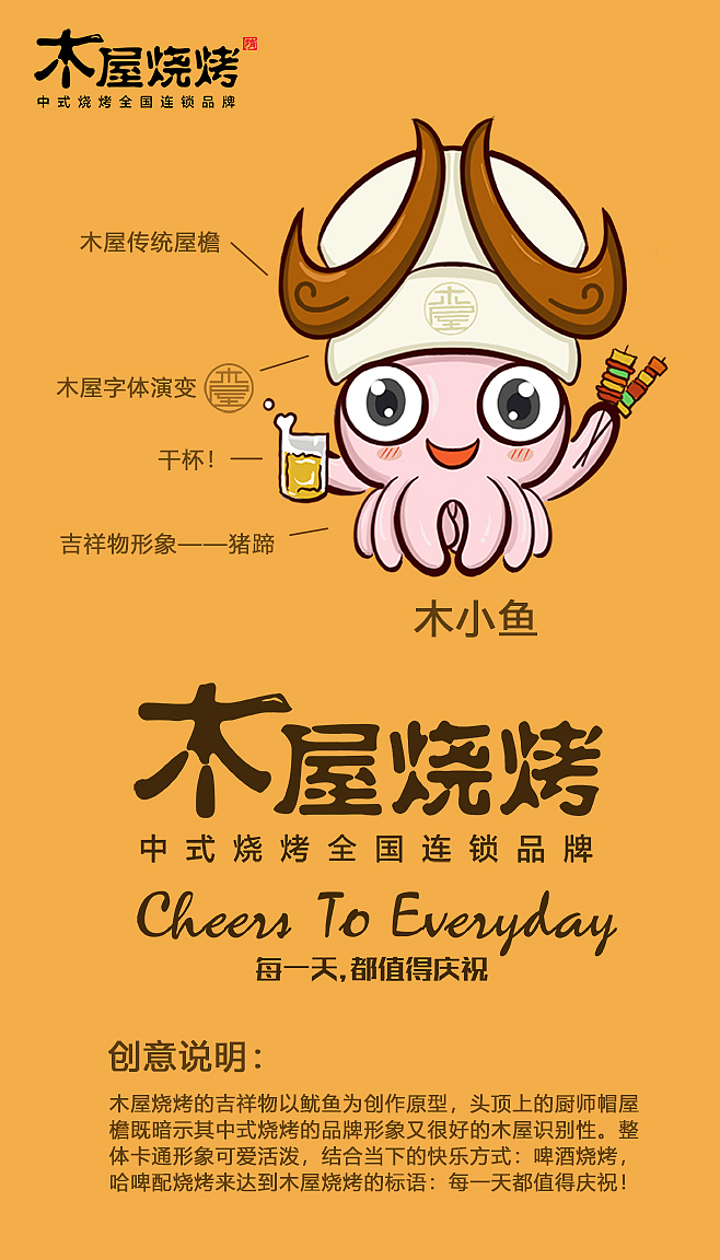 木屋烧烤卡通吉祥物（图ZMTkxMjQ1NTM2） - IP形象 - 站酷设计师二八年华975原创素材 - 站酷ZCOOL
