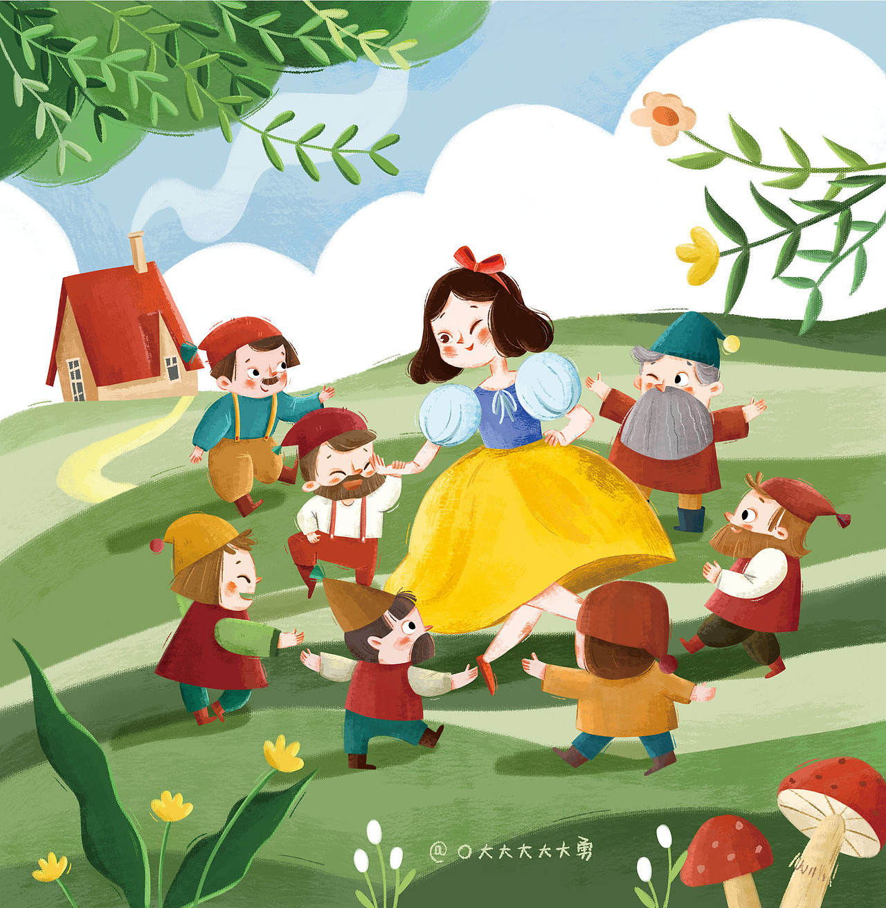 有声绘本-白雪公主_o大勇-站酷zcool