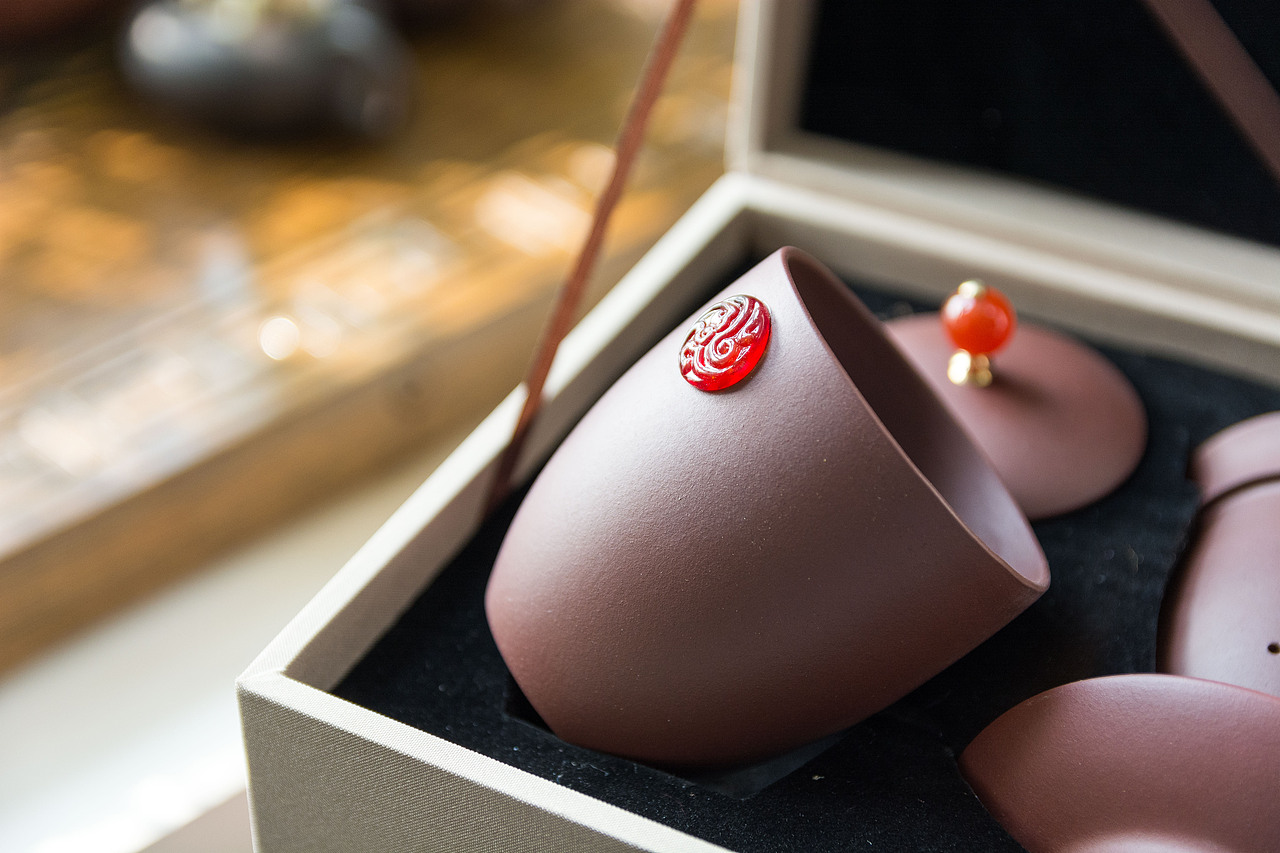 一席文创 正南窑烧顶戴花翎荷叶杯（图ZMTA2MTkwNjIw） - 其他手工艺 - 站酷设计师砂糖绣原创素材 - 站酷ZCOOL