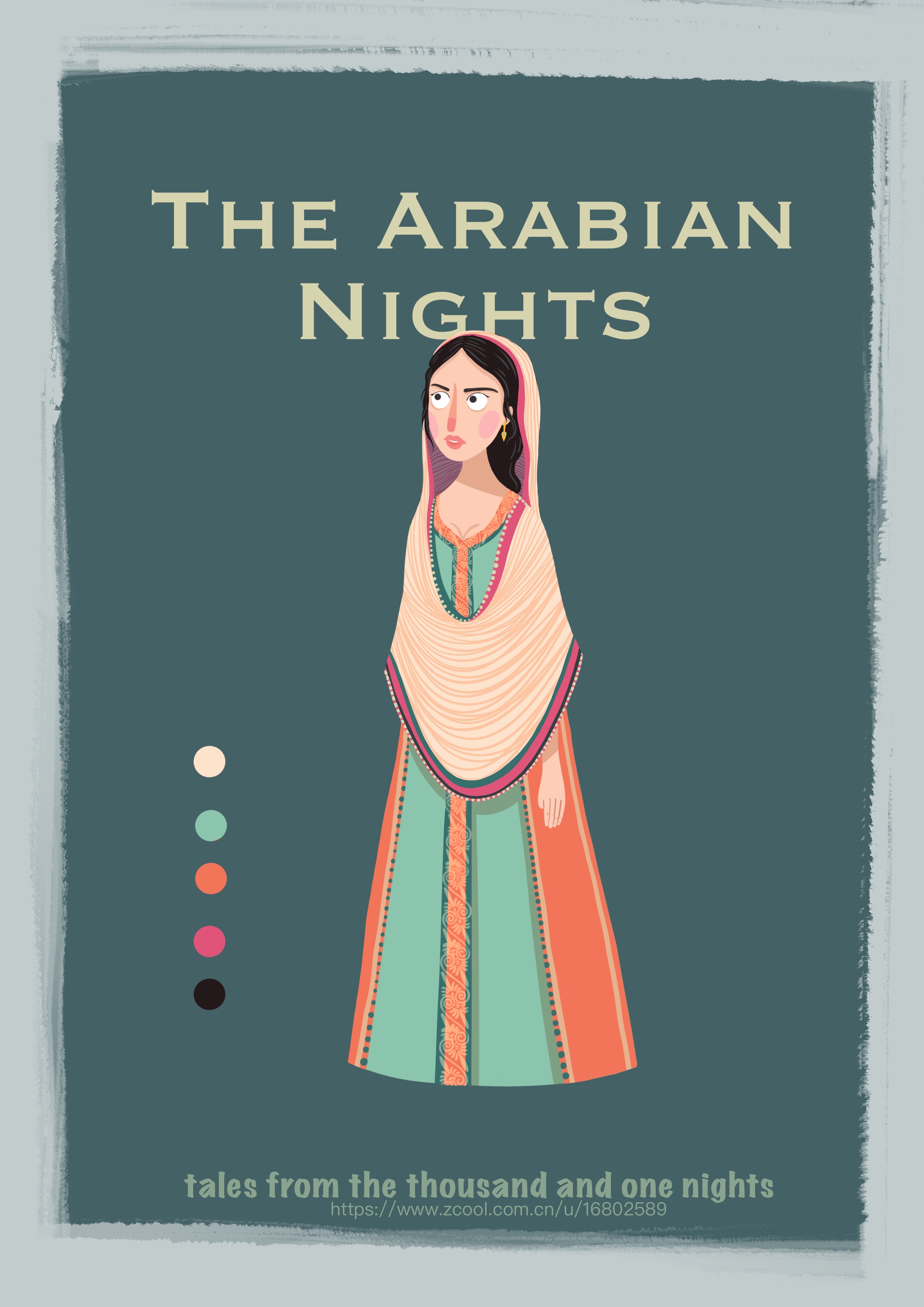 《一千零一夜》|插画|创作习作|木丁插画工作室 - 原创作品 - 站酷