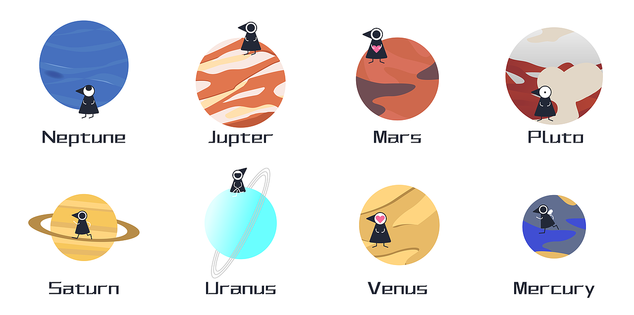 老邪的星座插画素材（图ZMjQ2MzY0NzYw） - 商业插画 - 站酷设计师黄老邪N占星原创素材 - 站酷ZCOOL