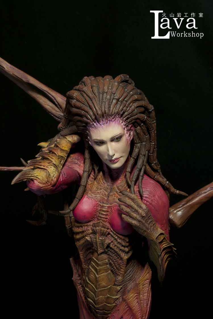星际2刀锋女王涂装完成品|手办/原型|手工艺|ddmstudio - 原创设计