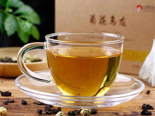 菊花乌龙拍摄（三角袋泡创新传统茶系列）